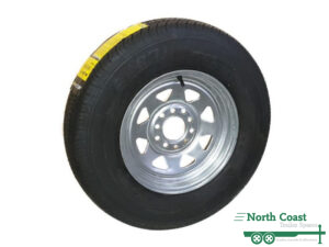 Rim and Tyre 13" Multi Fit Ford and Holden HT Galvanised 165R13LT Tyre Caravan Box Camper Boat Trailer