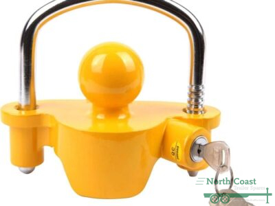 Trailer Coupling Lock YELLOW
