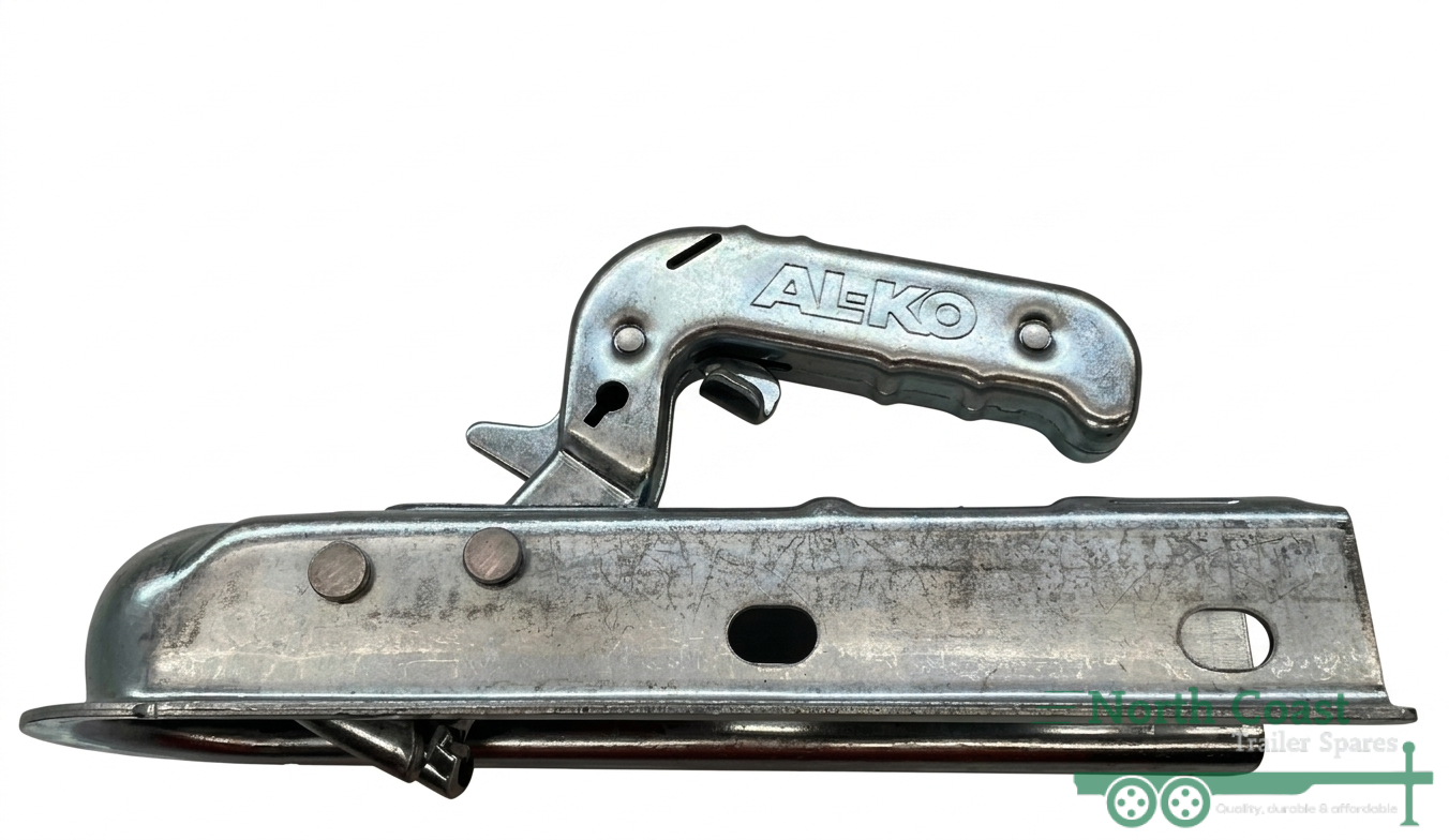 AL-KO AK7 750kg pressed metal trailer coupling part number 616200 profile view