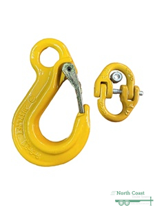 Hammerlock + Eye Hook 6mm for Trailer Safety Chain/Caravan Towing 1.12t