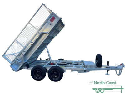 10 x 6 ft Hydraulic Tipping Trailer with Loading Ramps ATM 3.5 tonne