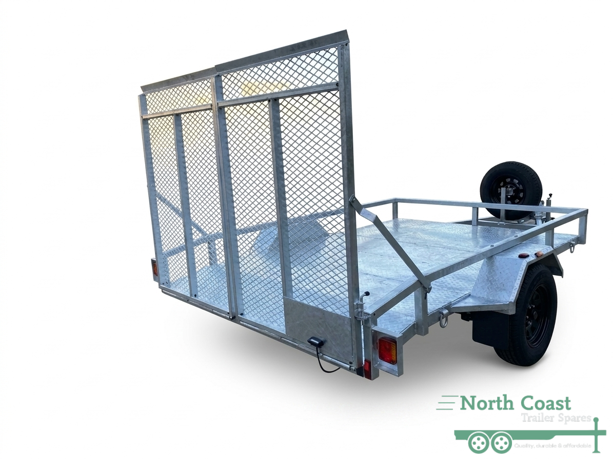 10X6 MOWER 1990KG SINGLE AXLE MOWER DUAL RAMP TRAILER - Image 2