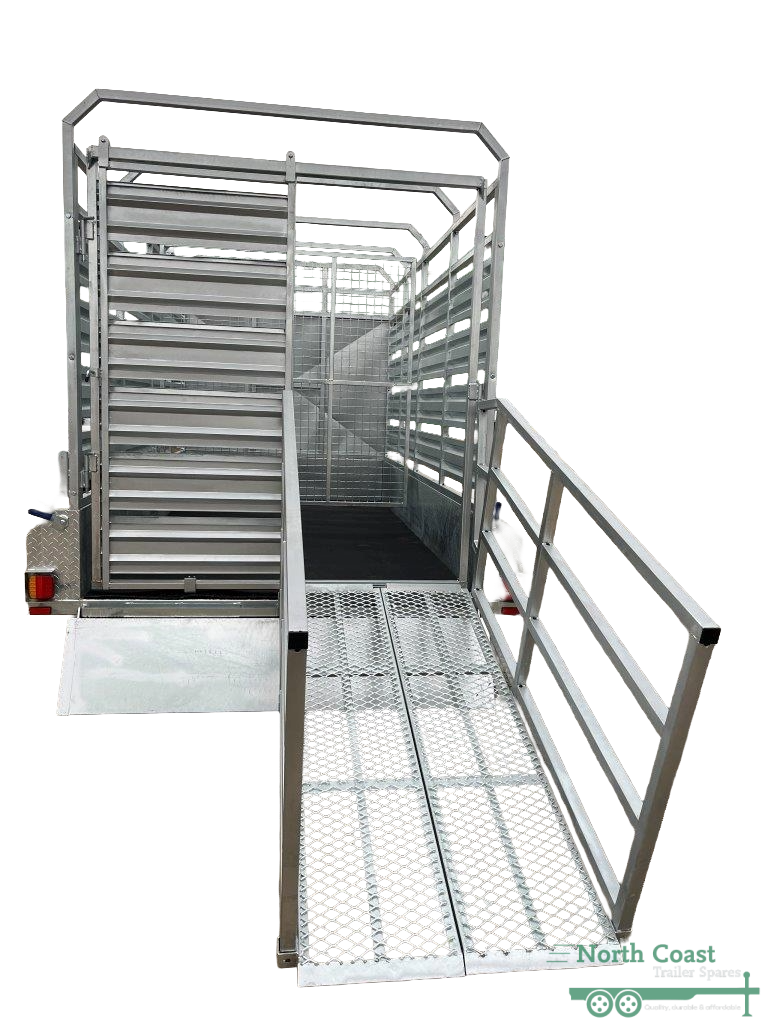 12 x 6 ft Tandem Cattle Float Trailer