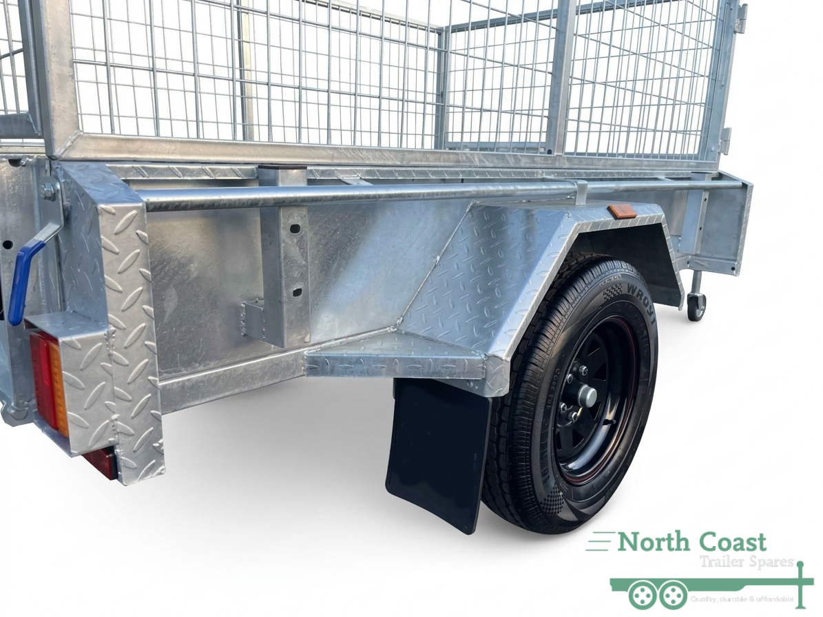 7x4 Galvanised Box Trailer - Image 2