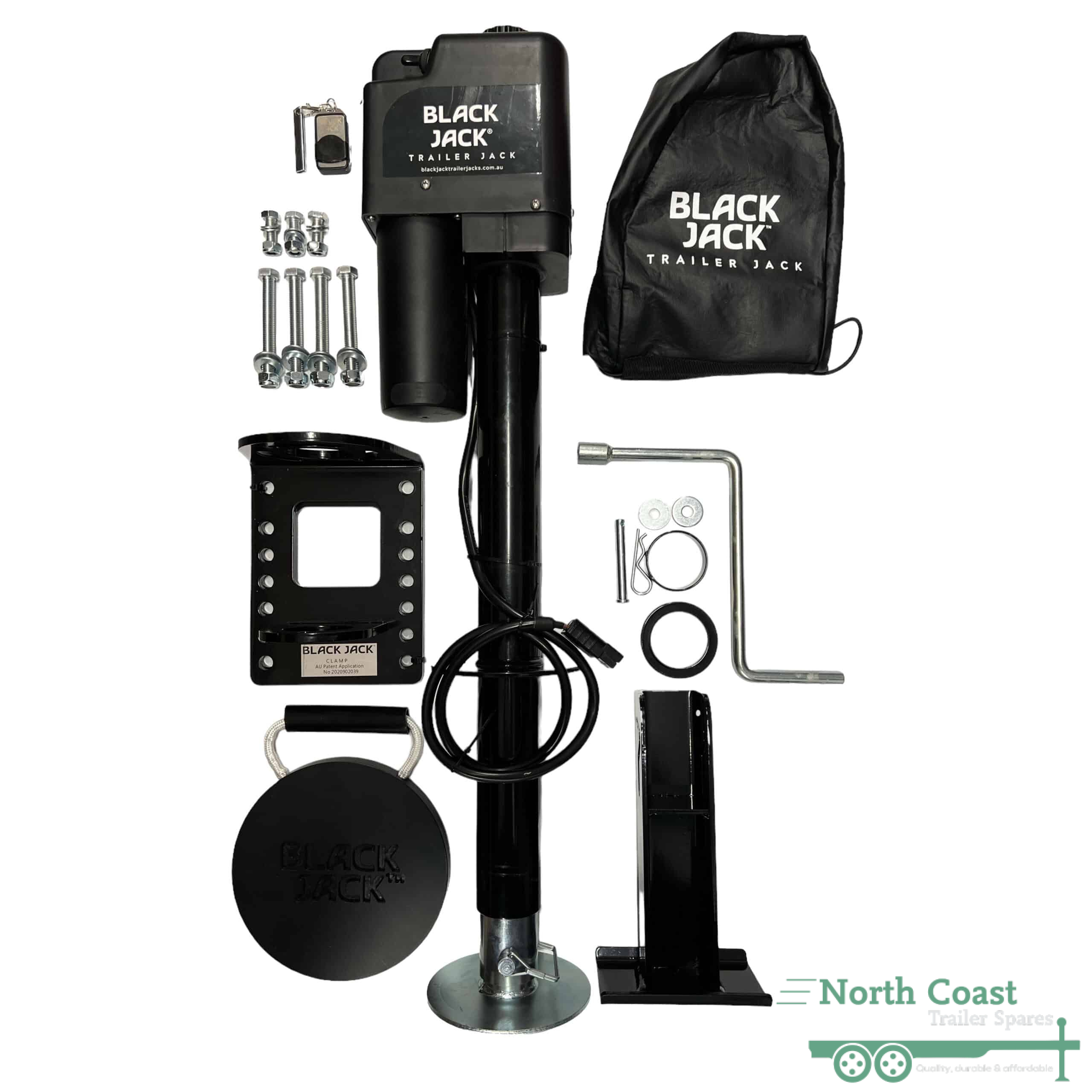 Black Jack Maxi The new generation of electric trailer jack technology. #BJTJ-Maxi-1000