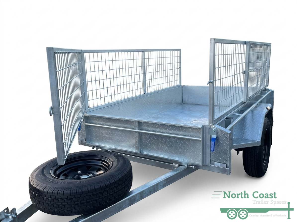 7x5 Galvanised Box Trailer