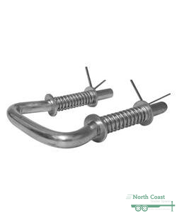 Handle Set for LDSB1 swivel bracket, with springs Manutec