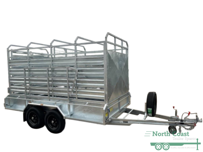 12 x 6 ft Tandem Cattle Float Trailer