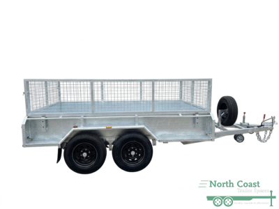 10 x 6 ft Hi-Side Premium Tandem Box Trailer with Loading Ramps – ATM 3500kg