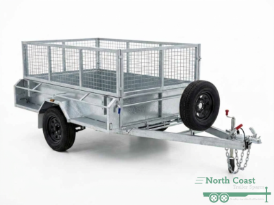 8 x 5 ft Premium Hi-Side Heavy Duty Tilting Box Trailer (1500kg ATM)