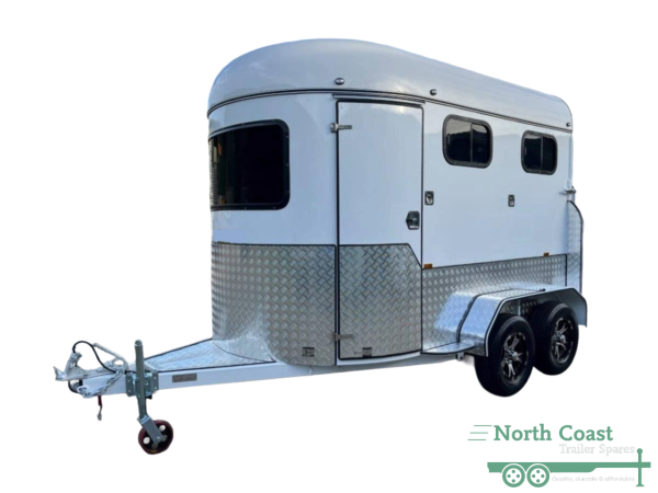 Tandem Float 2-Horse Angle Load Float | 3500kg ATM | Standard Tandem Horse Float ...