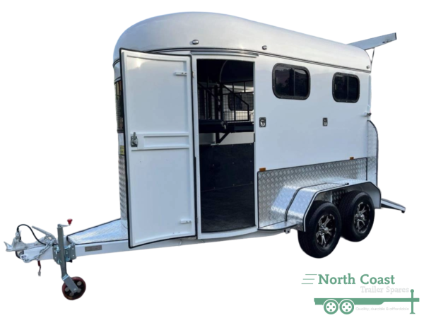 Tandem Float 2-Horse Angle Load Float | 3500kg ATM | Standard Tandem Horse Float ...