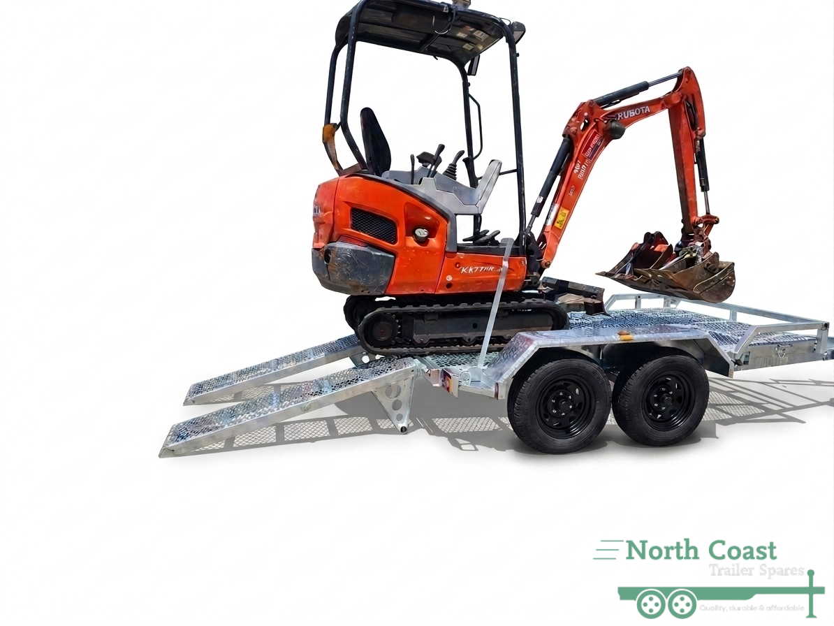 10 x 6 ft Tandem Plant & Machinery Trailer-Upgradable 3500Kg-4400Kg