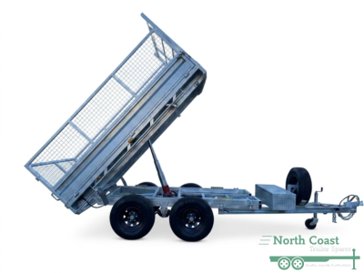 10x6 Heavy-Duty Flat Deck Hydraulic Tipper Trailer (3.5T / 4.5T ATM)