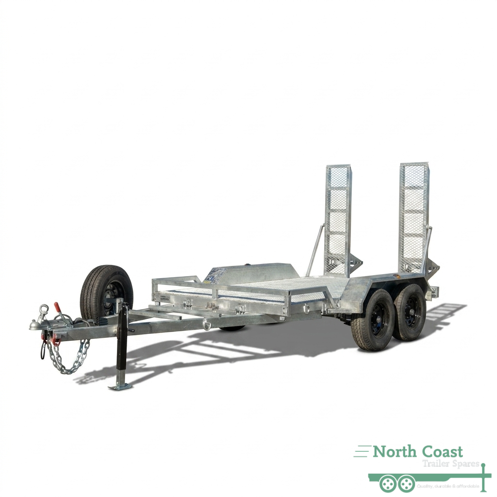 10 x 6 ft Tandem Plant & Machinery Trailer-Upgradable 3500Kg-4400Kg