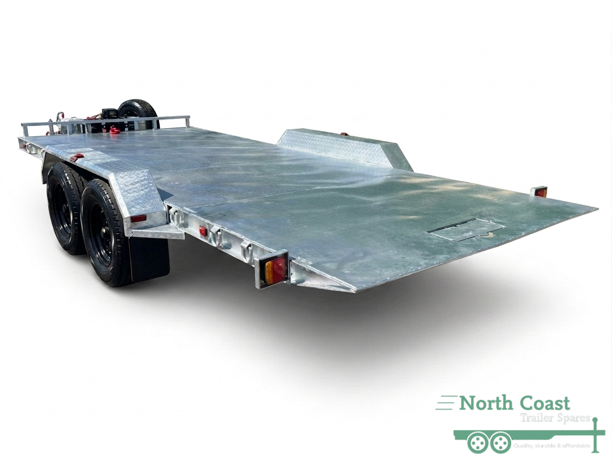3.5T/4.4T Hydraulic Rampless Car & Machinery Trailer - Image 2