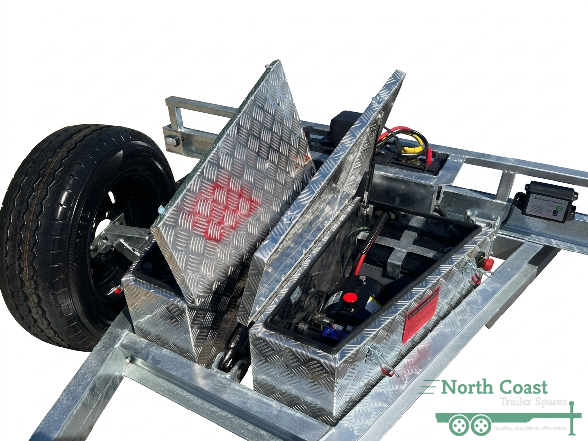 3.5T/4.4T Hydraulic Rampless Car & Machinery Trailer - Image 6