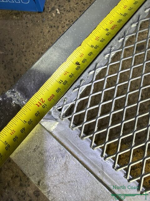 Heavy-Duty Galvanised Mower Pad with Ramp (1170mm x 620mm Internal) - Image 4